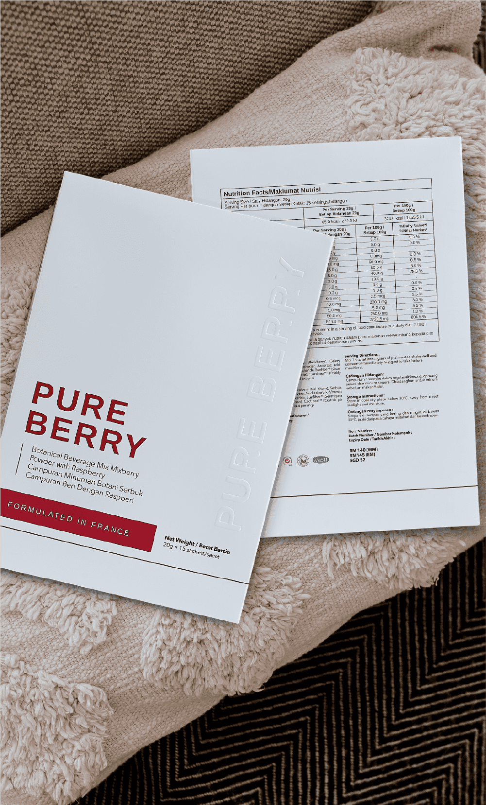 <h2><strong >PURE BERRY<br>International Patents<br>Clinically Proven Formulas</h2></strong>
